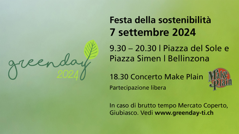 Anche l'USI alla festa della sostenibilità "Greenday 2024"